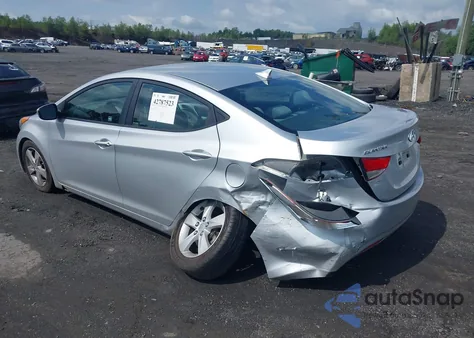 2013 Hyundai Elantra Gls from USA, damaged, VIN 5NPDH4AE0DH265487